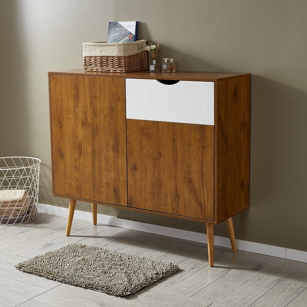 Vintage Dresser In Walnut Colour Real Wood Dressers Drawer Cloth Dresser For Bedroom