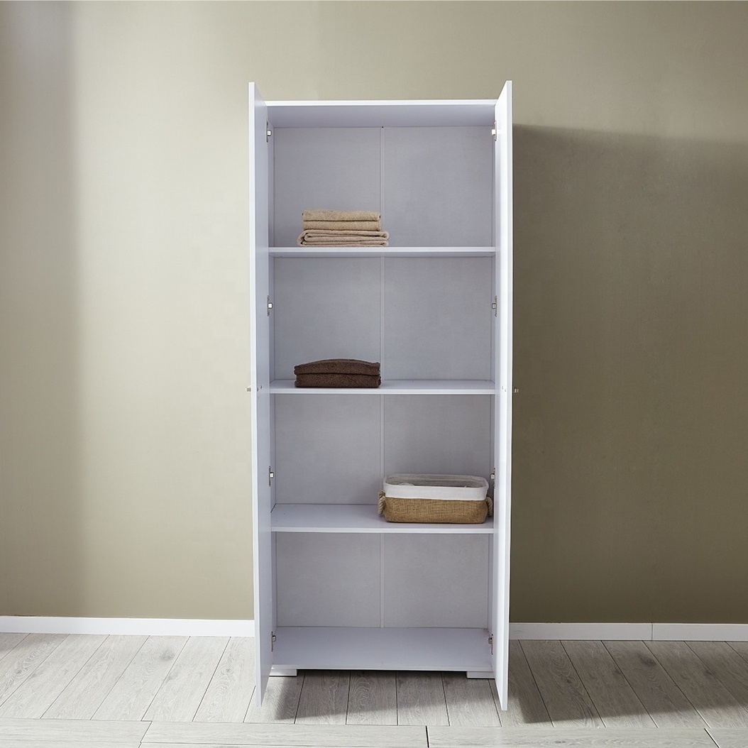 Environmentally Friendly 2 Sliding Wardrobe Door In Pure White Small Wardrobe Closets