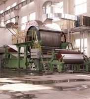 1880mm waste paper recycle processing converting product jumbo roll toilet tissue paper making machine price