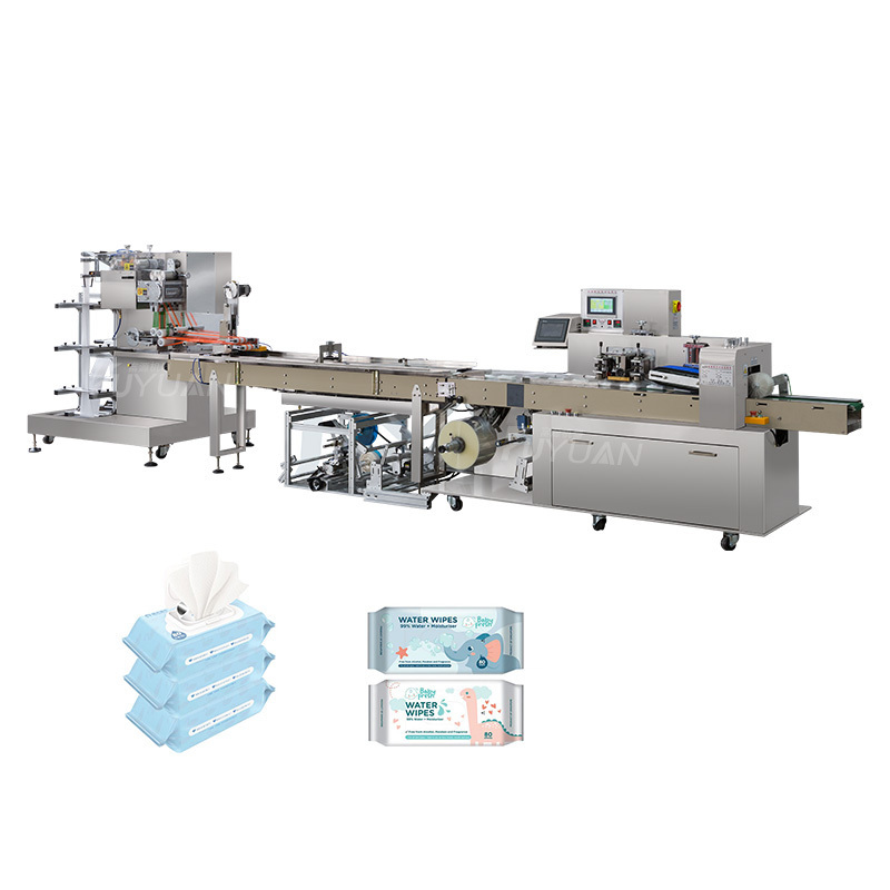 Good wet tissue paper manufacturing machine single sachet wet wipe machine