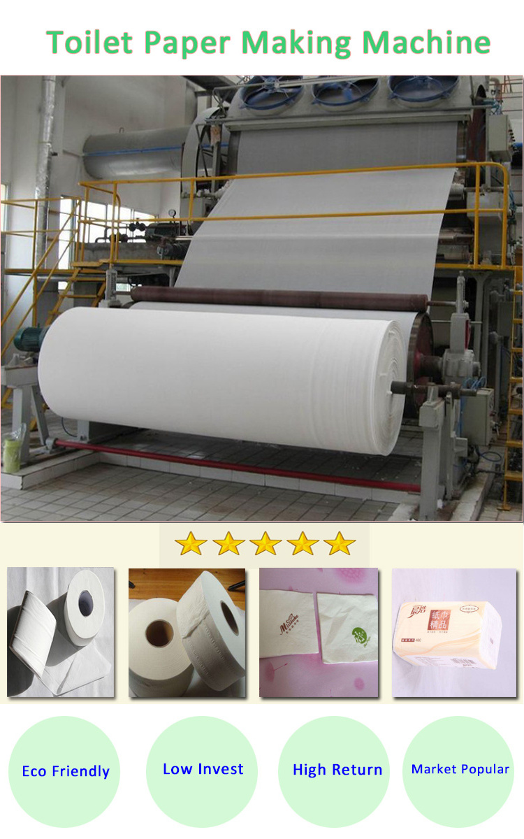 raw material jumbo tissue paper for baby diaper and sanitary napkin toilet paper facial tissue paper machine production line