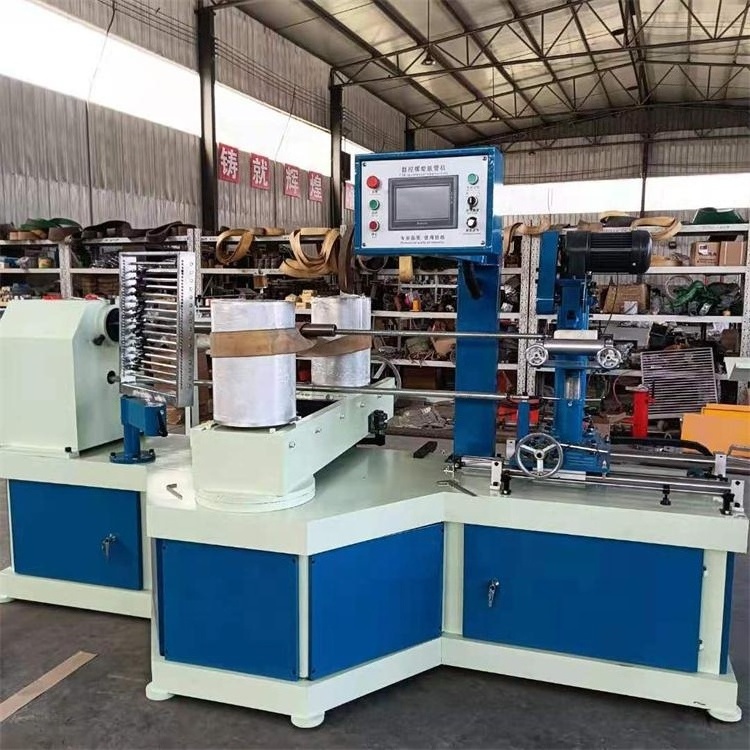 Paper Core Tube Making Machine Adjustable Cutting Length Pneumatic Paper Pipe Tube Machine Cardboard Paper Tube Tape Core Cutter