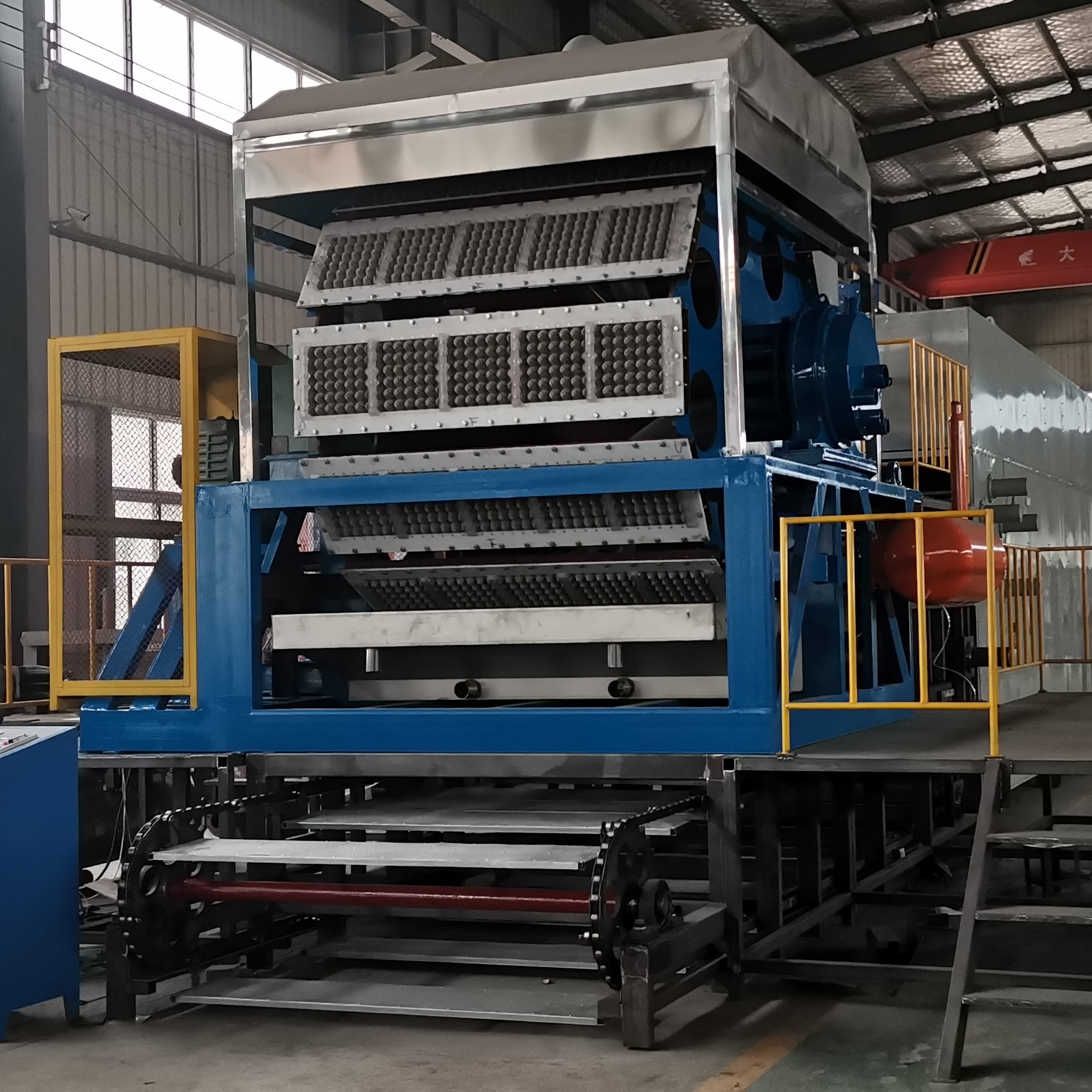 Hot Sale Waste Paper Recycling Automatic Paper Pulp Molding Machine Egg Tray Making Machine