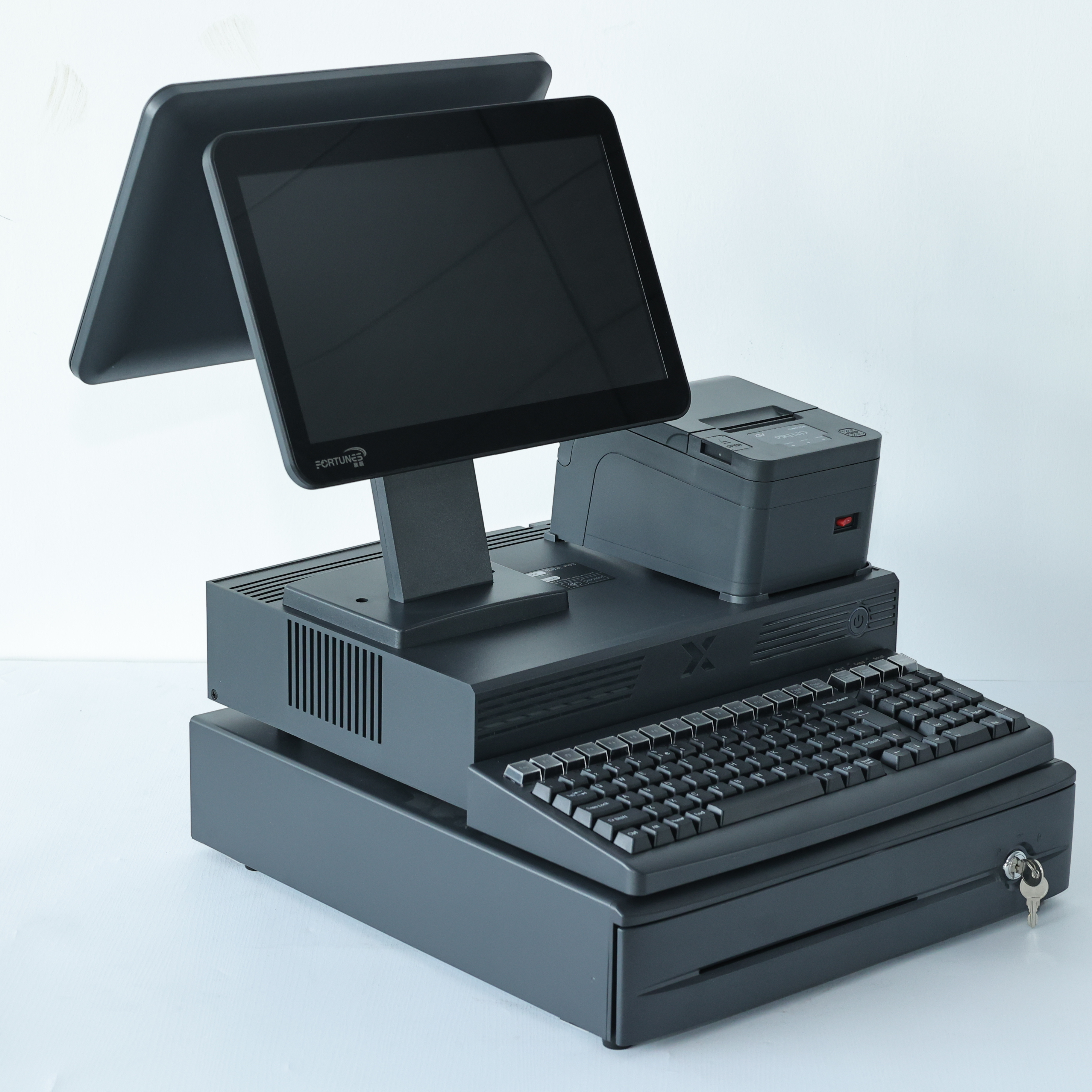 Desktop PosAndroid 11 Touch Screen Epos Till System Pos Printer Cash Register Machine for Small Business/Retail Store