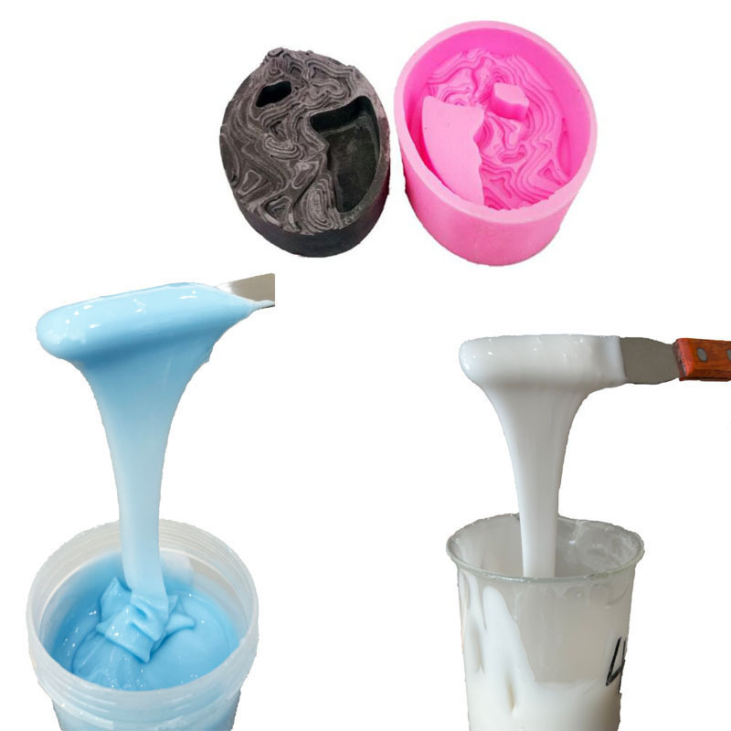 Hardness 30A Fast Curing Liquid Silicone for Mold Making Cement Concrete Plaster Flower Pot Molds