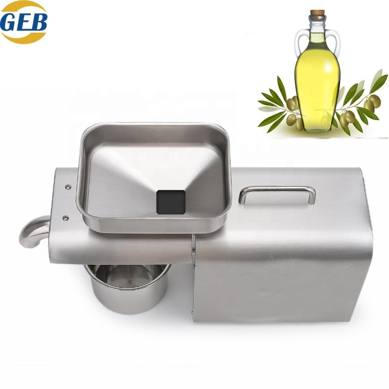 Hot selling seed oil extractor 110V/220V electric stainless steel mini hot cold peanut sesame almond seed oil press