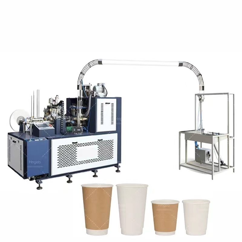 Fully automatic high speed carton cardboard paper cup machine to make disposable paper cup