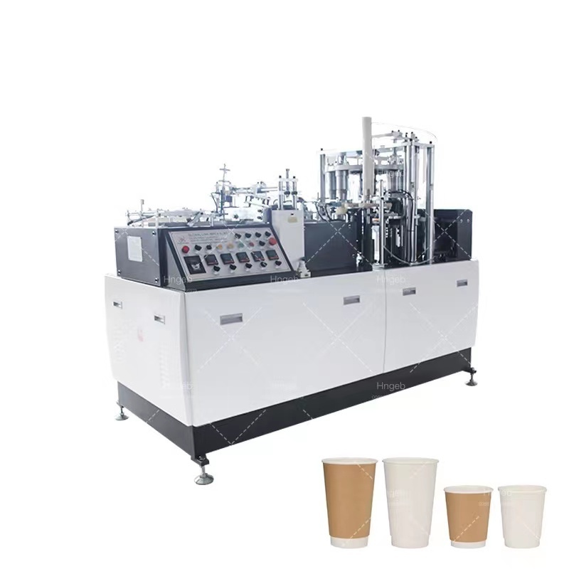 Fully automatic high speed carton cardboard paper cup machine to make disposable paper cup