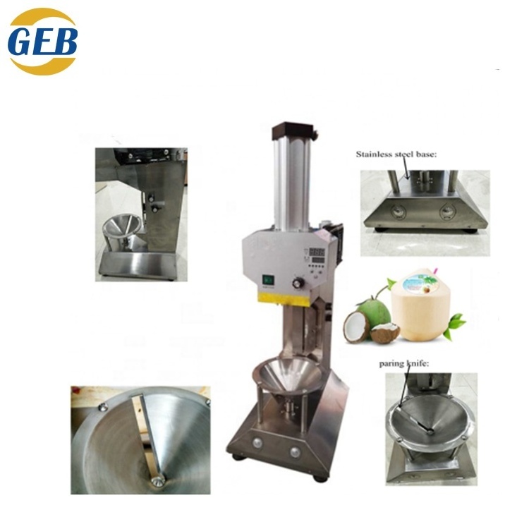 automatic green coconut skin removing cutting machine coconut peeling machine