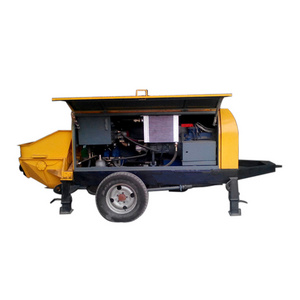 Mini Portable Pumpcrete Mobile Trailer Cement Pump Portable Small Diesel Concrete Pump For Sale