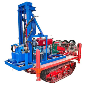 Drilling Machine for Water Wells Hydraulic Water Well Drilling Rig/Portable Digging Machines Hard Rocks Gravel Solid Land