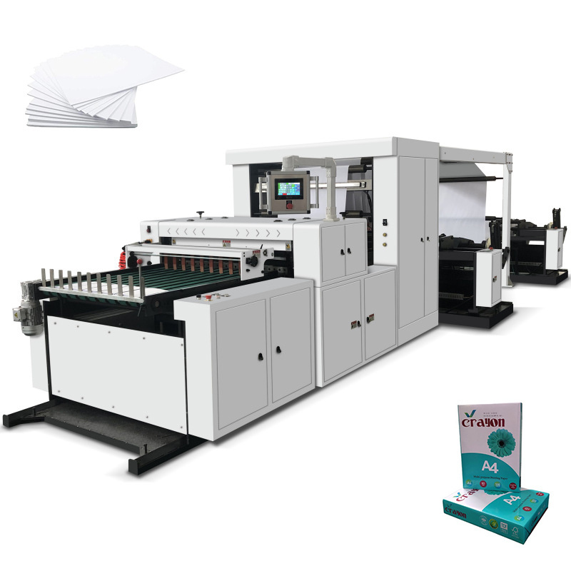 Full automatic Paper Roll to Sheet Cutting paper cutter machine automatic ( 60 - 500g paper)