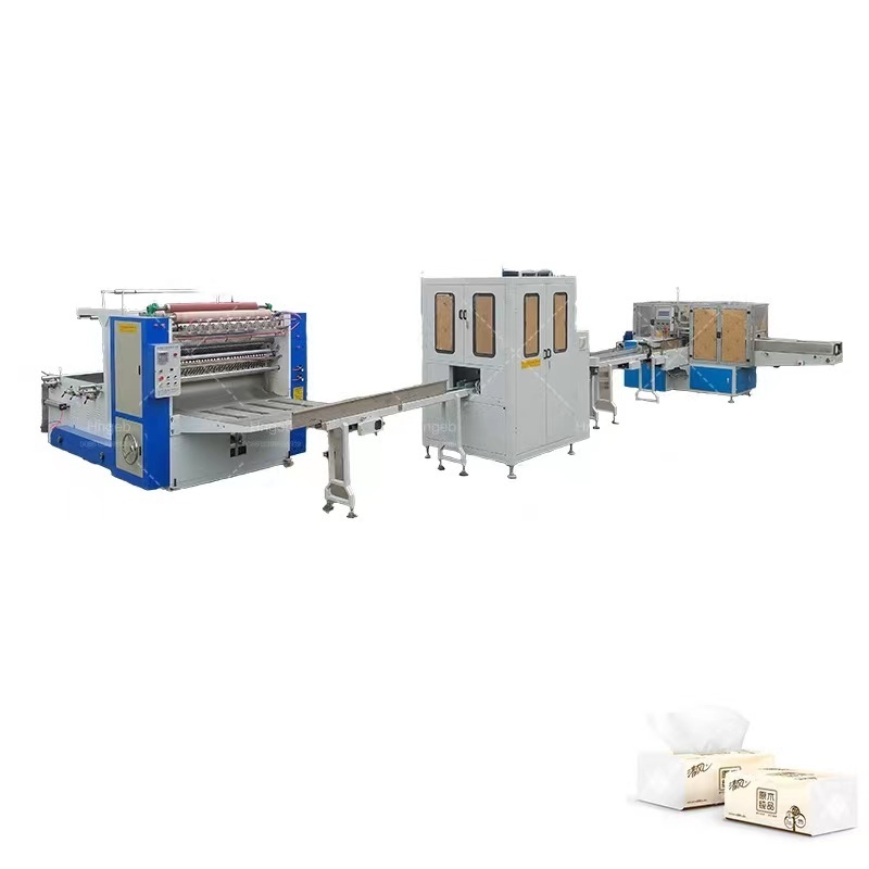 Restaurant Napkin Folding Machine Production Line Small Paper Napkin Tissue Making Machine