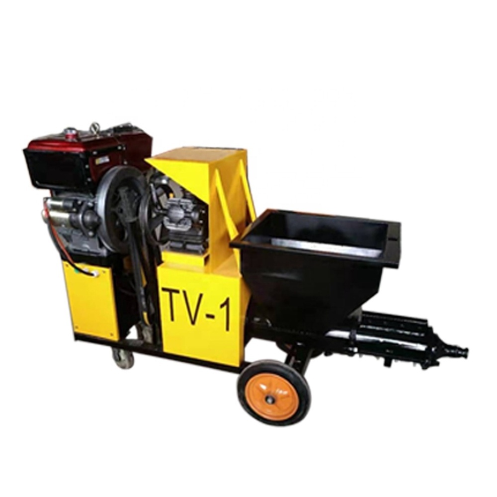 Diesel Engine Spraying Plaster Cement Plastering Spray Factory Direct Dry Mortar Machines Concrete Sprayer Cement