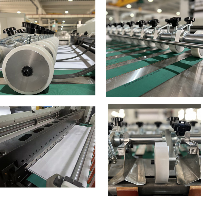 Automatic roll to sheet a4 paper cutting machine paper slitting cutter counting machine for PET Self-adhesive paper