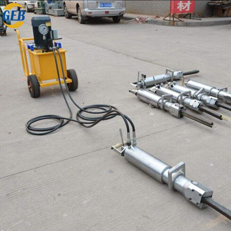 Fast Speed Wedge Type Hydraulic Rock Splitter For Splitting Stone Used In Mining