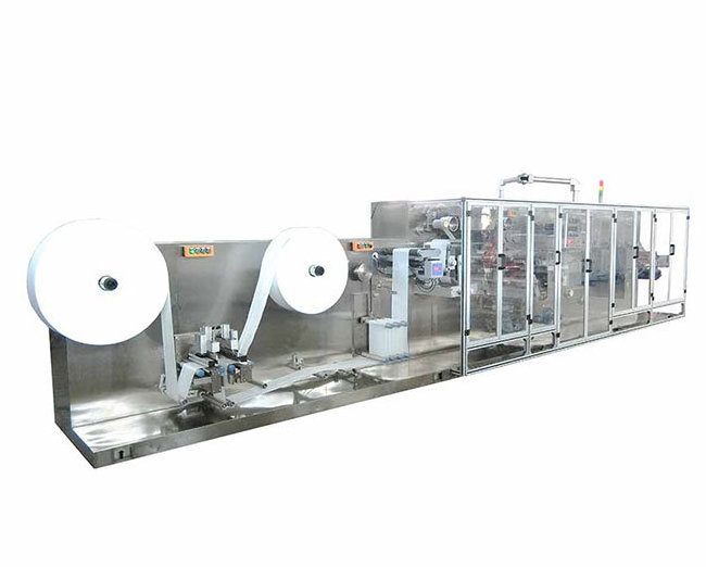 Automatic Canister Spunlace Non-Woven Fabric Wet Wipes Roll Slitting Cutting Rewinding Machine