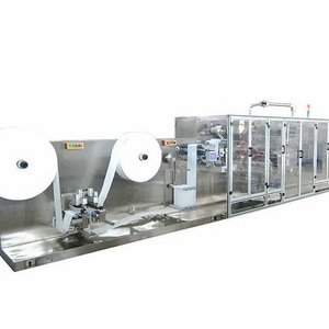 Automatic Canister Spunlace Non-Woven Fabric Wet Wipes Roll Slitting Cutting Rewinding Machine