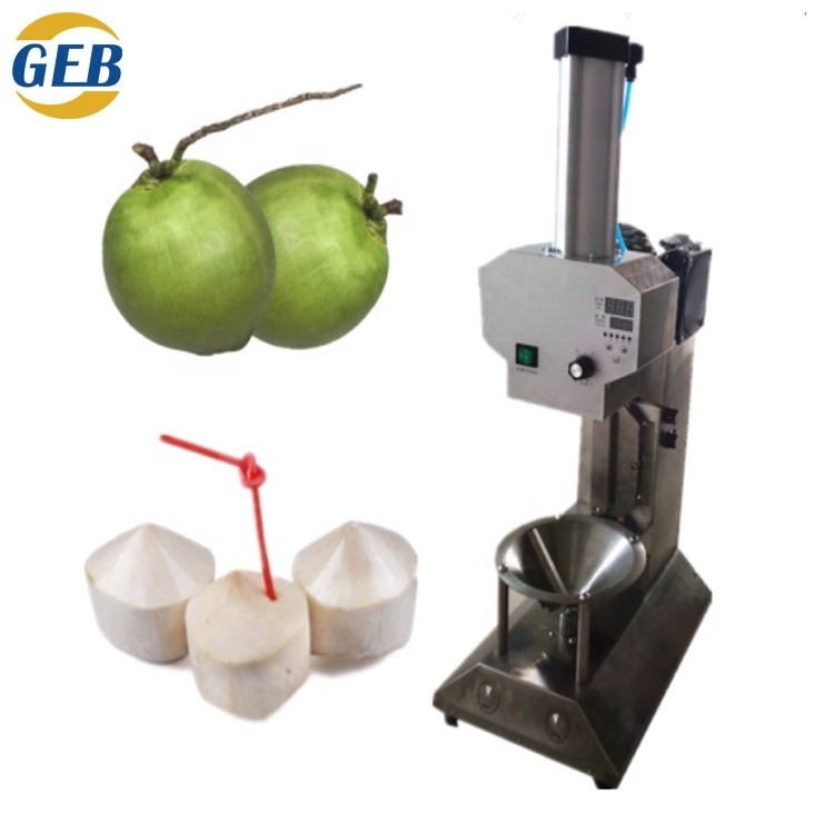 automatic green coconut skin removing cutting machine coconut peeling machine