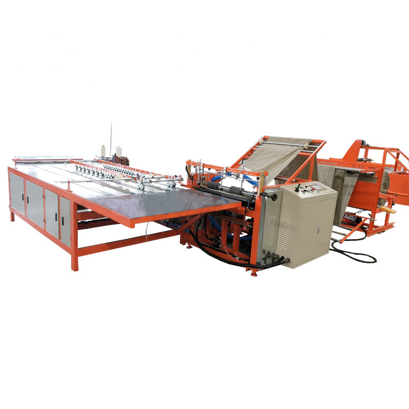 Woven bag production machinery hot cutting and sewing integrated mechanism bag machine equipment can be customized