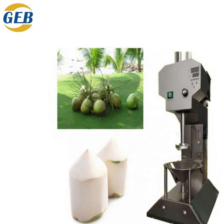 automatic green coconut skin removing cutting machine coconut peeling machine