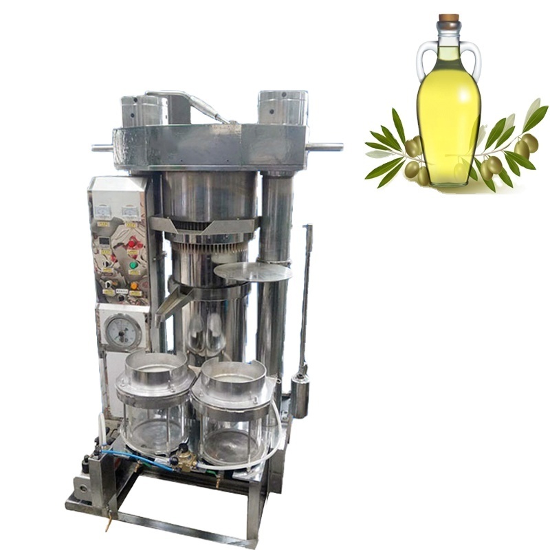 Coconut Olive Oil Press Machine / Small Cocoa Butter Hydraulic Mustard Oil Presser Commercial Use