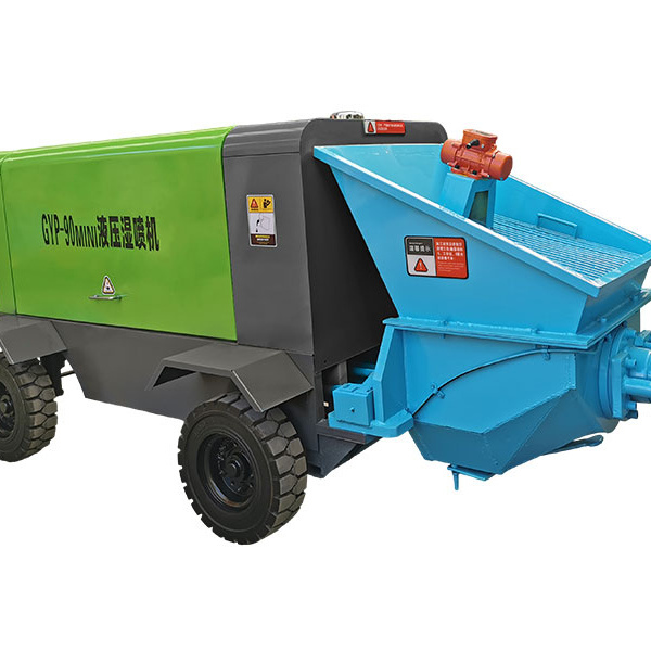 15m3/h capacity diesel small shotcrete machine for hot sale