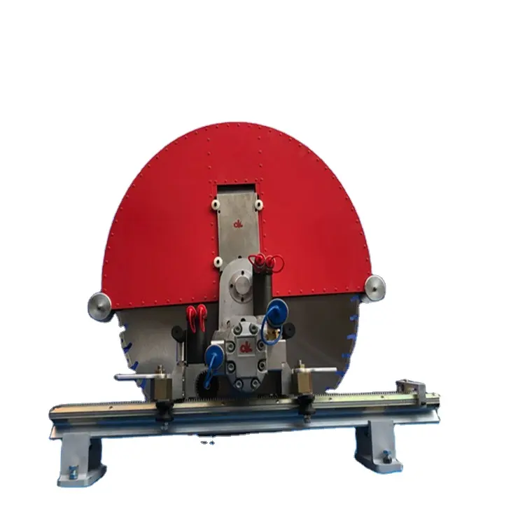 Electric 1200mm Diameter Stone Concrete Wall Groove Cutting Machine With Saw Blades