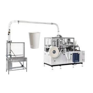 high speed milk tea coffee water disposable bowl forming paper cup maker machine