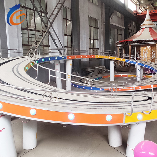 Amusement park game sliding backyard roller coaster attraction kids small sliding roller coaster amusement rides for sale