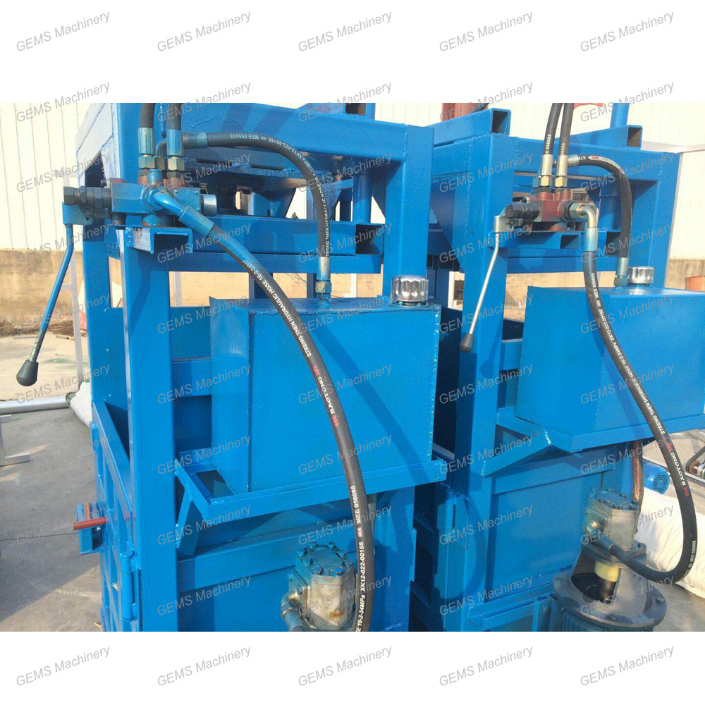 Waste Paper Plastic Bottles Scrap Aluminium Baler and Trash Compactor Machine