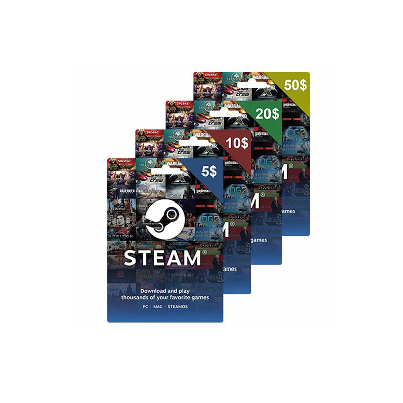 50 Dollar Steam Wallet Gift Card with US Account  ( Fast Email Delivery )