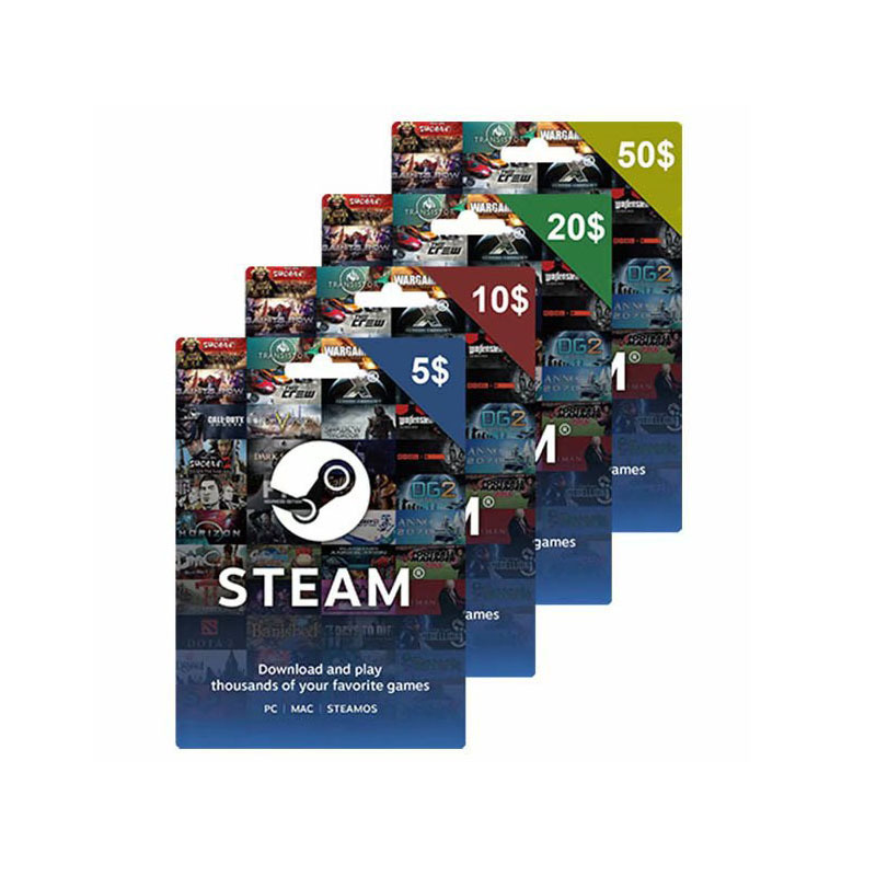 50$ Steam Wallet Gift Card 50 US Dollar With Fast Email Delivery