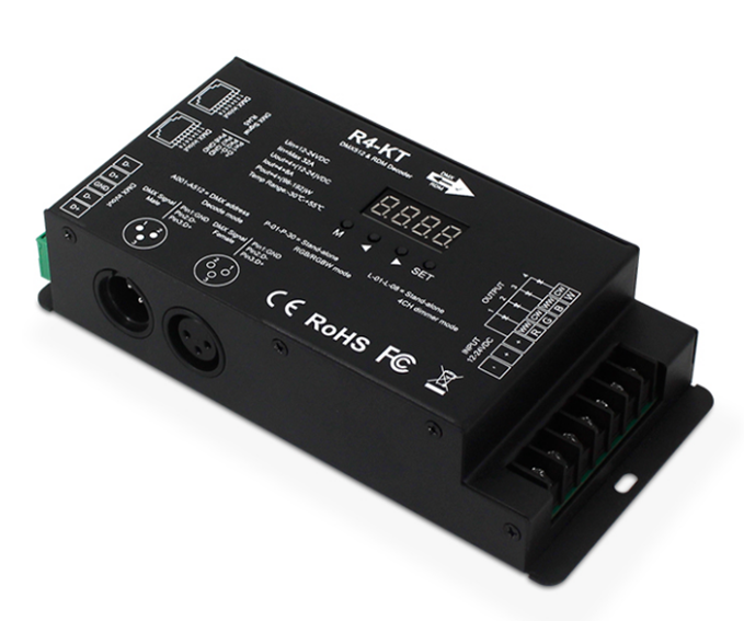 4-channel DMX512 decoder LED controller Stage Lighting controller DMX512 master dmx decoder