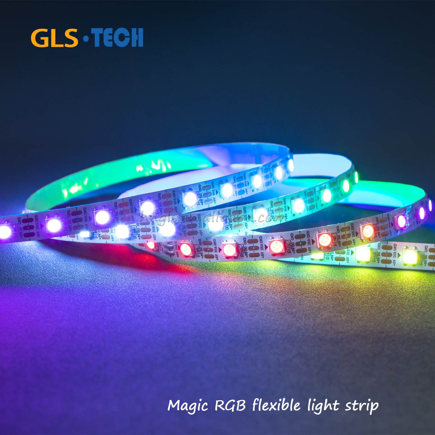 addressable WS2812B pixels RGB Full Color led strip 60 LEDs/M 5V SMD 5050 WS 2812 led magic strip Light