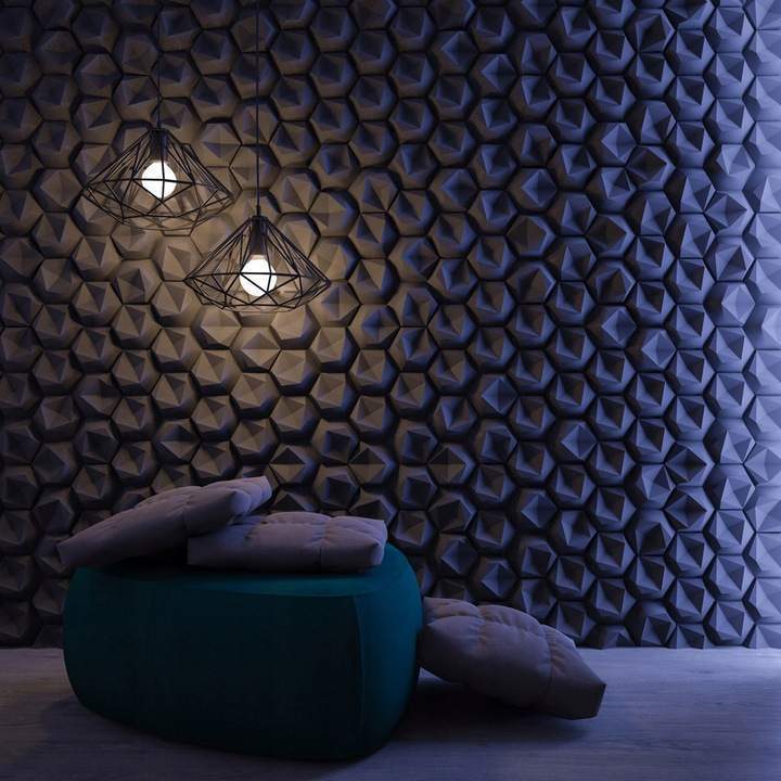 DIY  Home decor Hotel Decor  Soft  3D Acoustic Faux  Leather PU Foaming Wall Panel