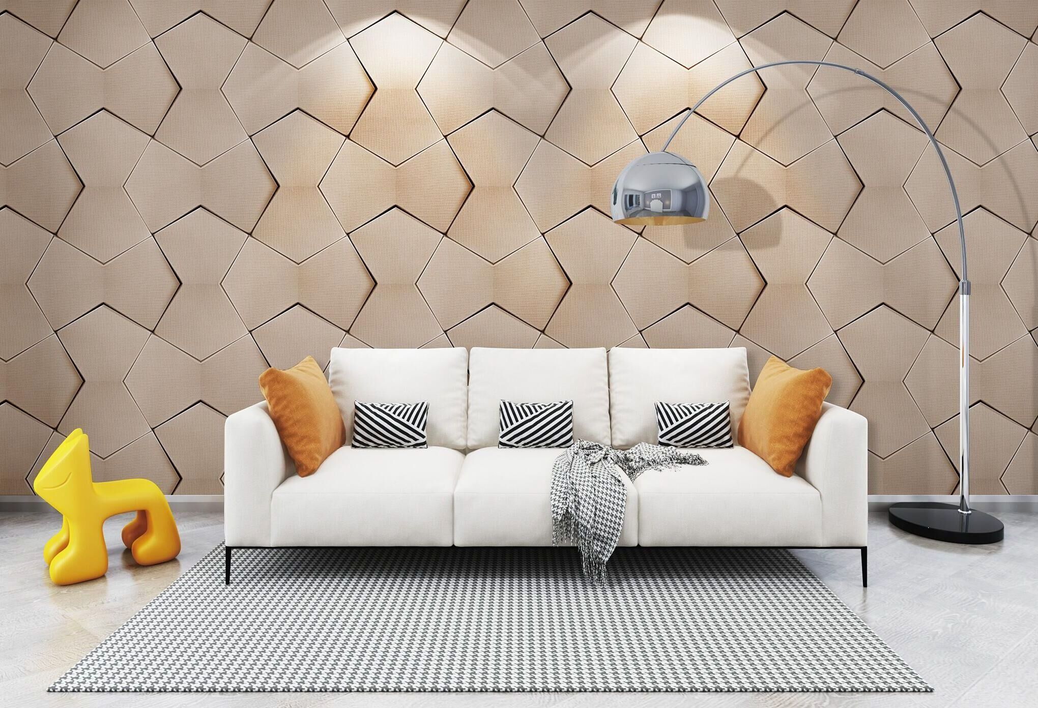 Luxury 3d wall panel faux leather wall panels for home decor Velvet suede