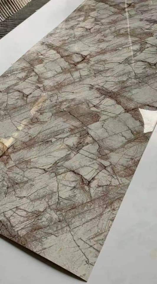 Waterproof UV marble PVC  wall panel interior decoration marble TV background  wall panel Factory