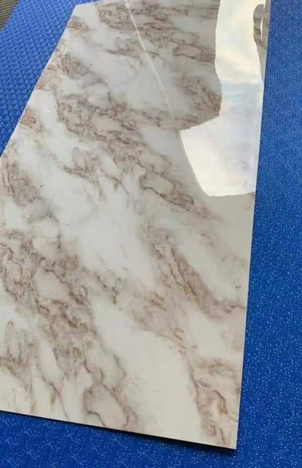 Waterproof UV marble PVC  wall panel interior decoration marble TV background  wall panel Factory