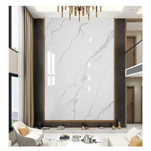 Waterproof UV marble PVC  wall panel interior decoration marble TV background  wall panel Factory