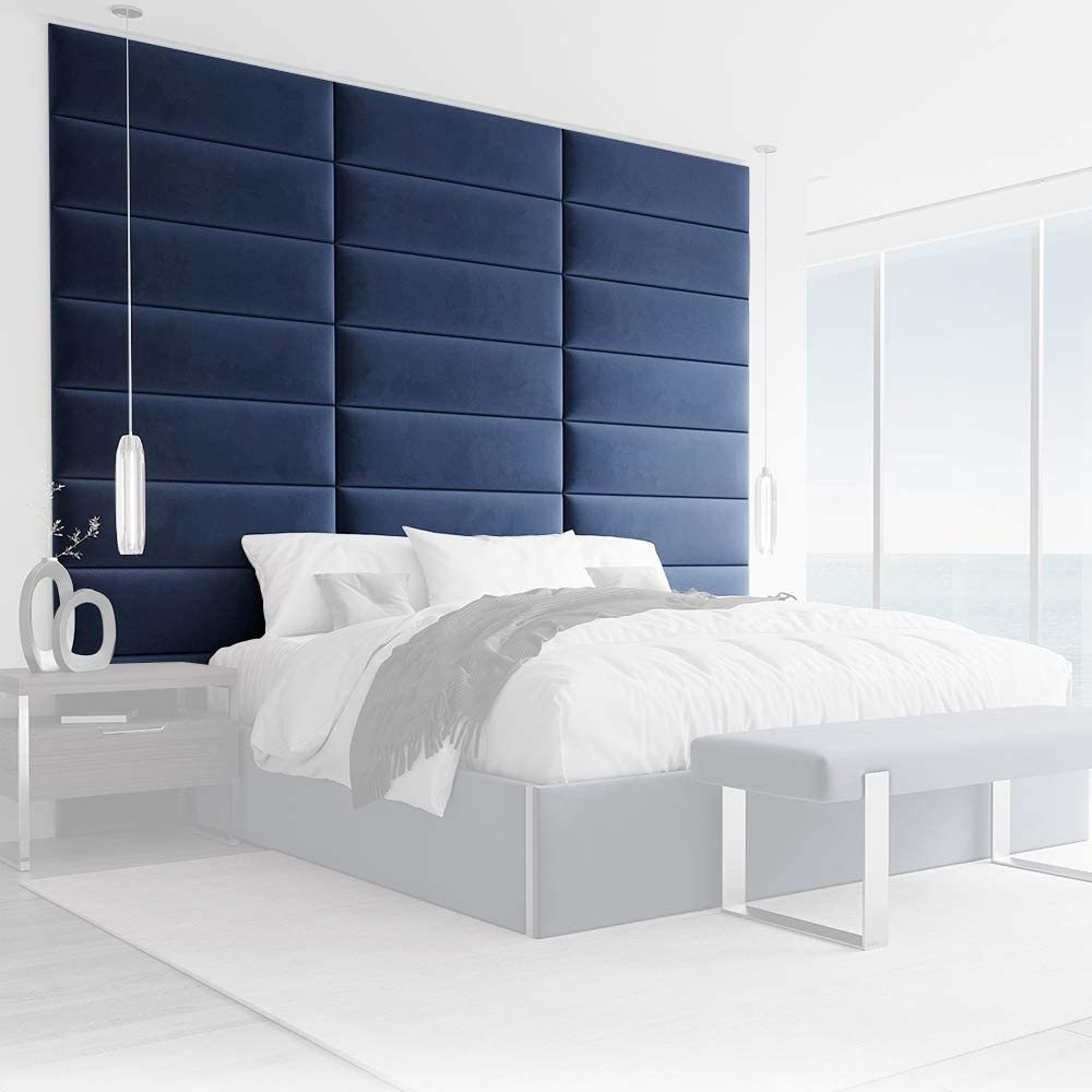 Wall Mounted Headboards Modern Furniture Luxury Bedroom Sets Hotel King Size  Wood Upholstered Platform Headboard