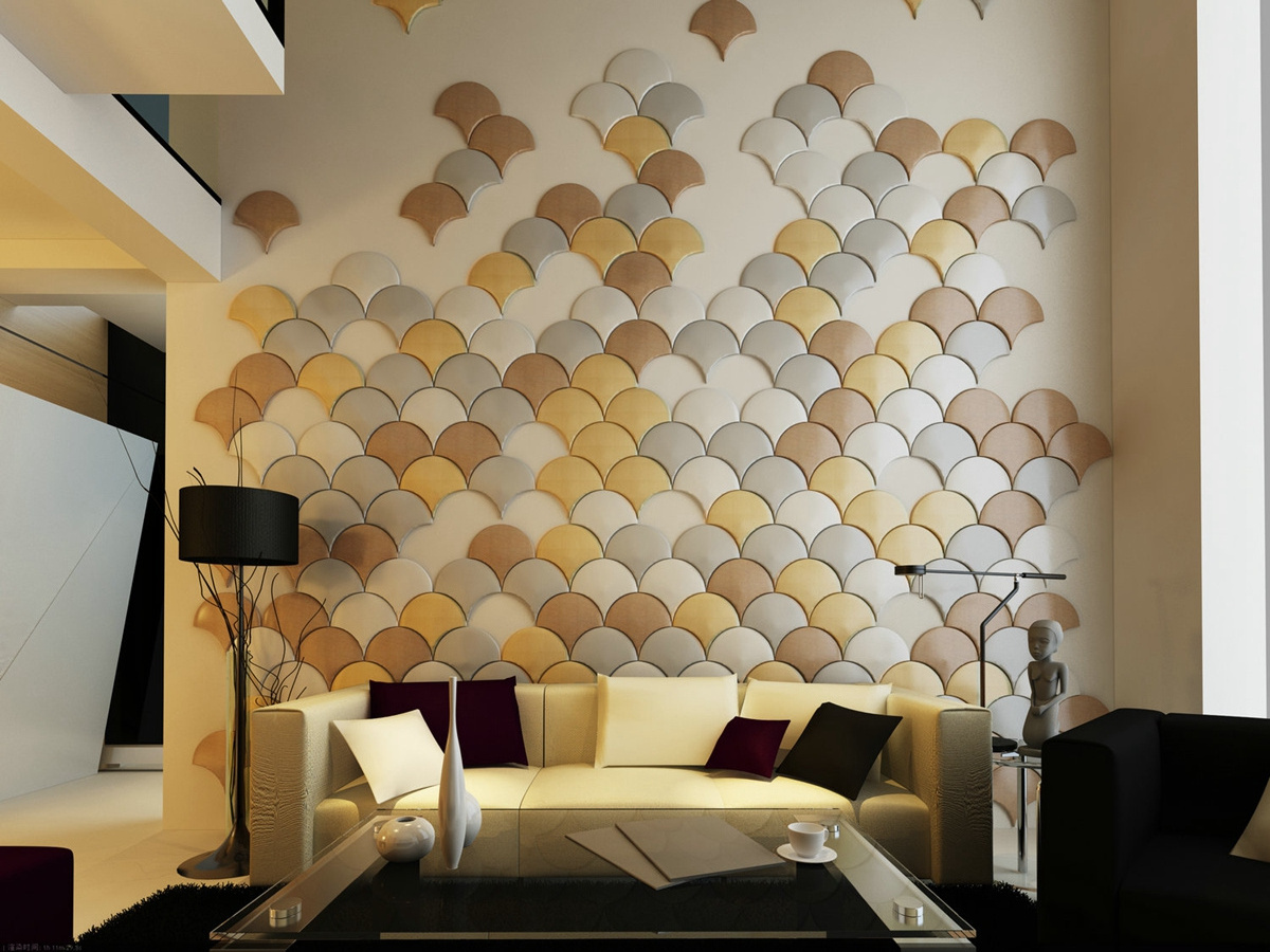 Interior decorative materials waterproof wall covering panels 3d leather wall panels for bathroom