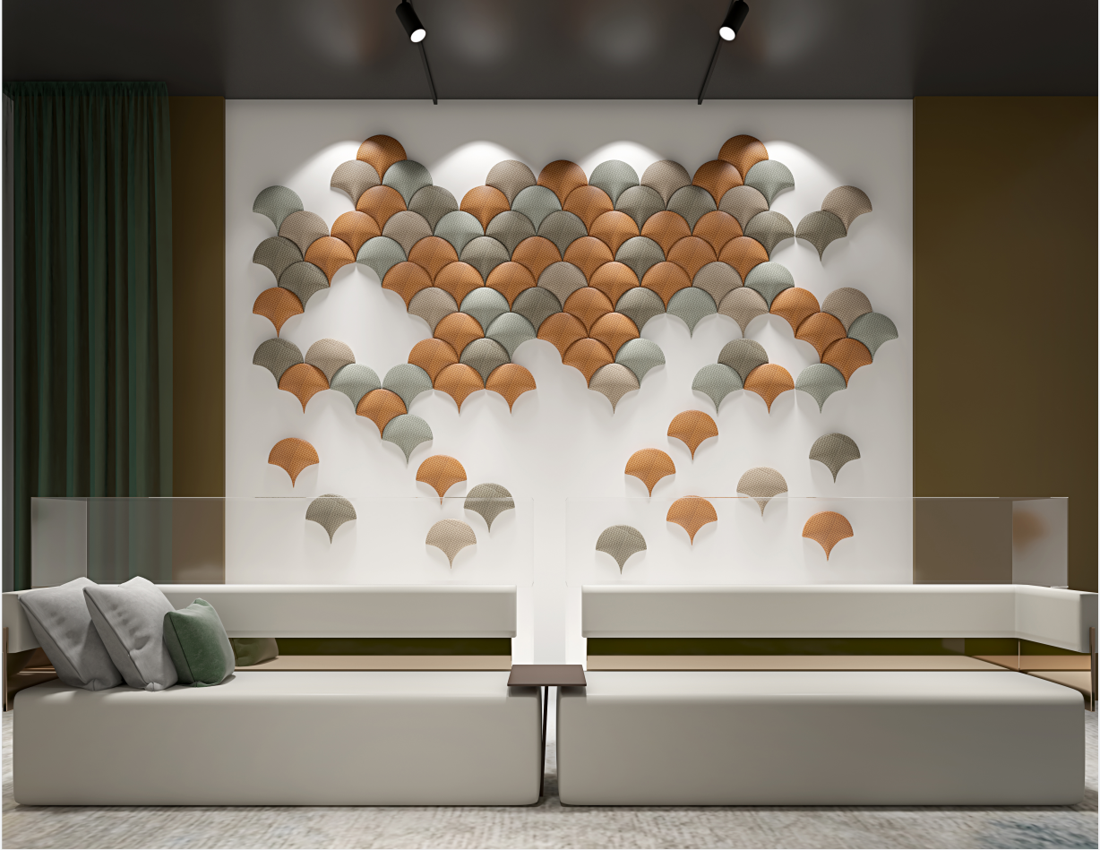 Interior decorative materials waterproof wall covering panels 3d leather wall panels for bathroom