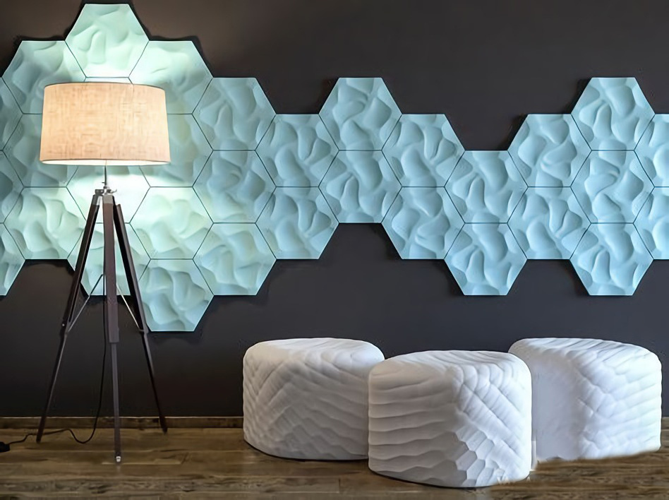 Faux leather 3d wall panels peel and stick wall panels for interior decoration