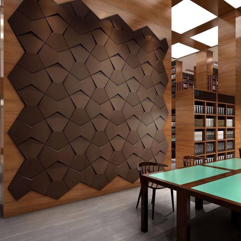 Home Decoration Wall Decor 3D 4D  Faux PVC  Leather Wall Panel Wallpaper