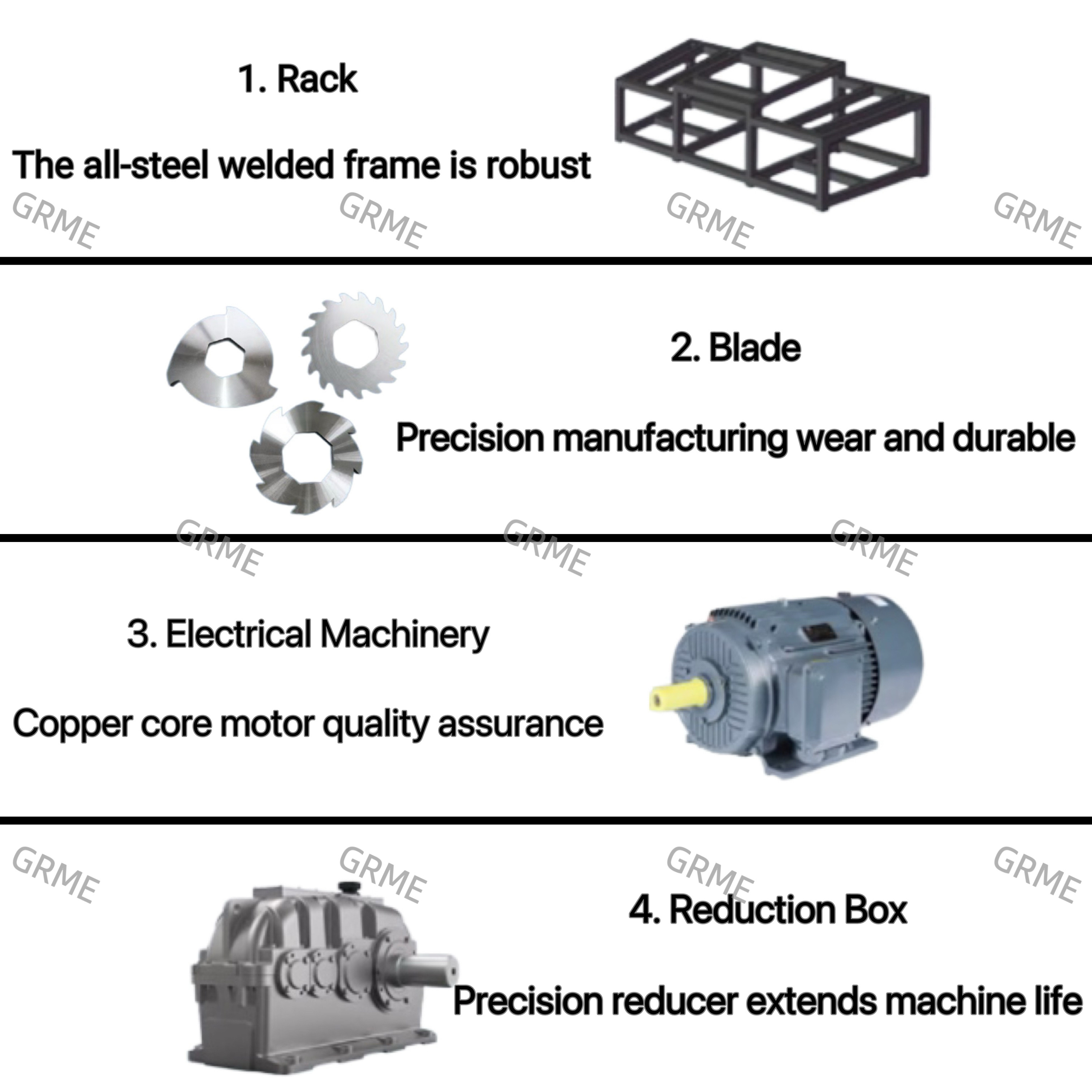 High Quality Waste Shredder Plastic Scrap Metal Shredder Machine Prices