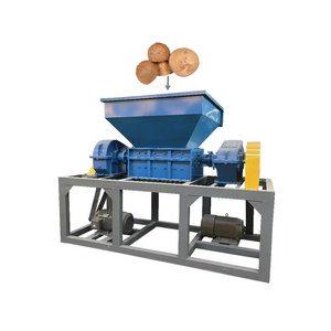 Double Shaft Shredder Machine Newest High Quality Coconut Husk Shredder Machine