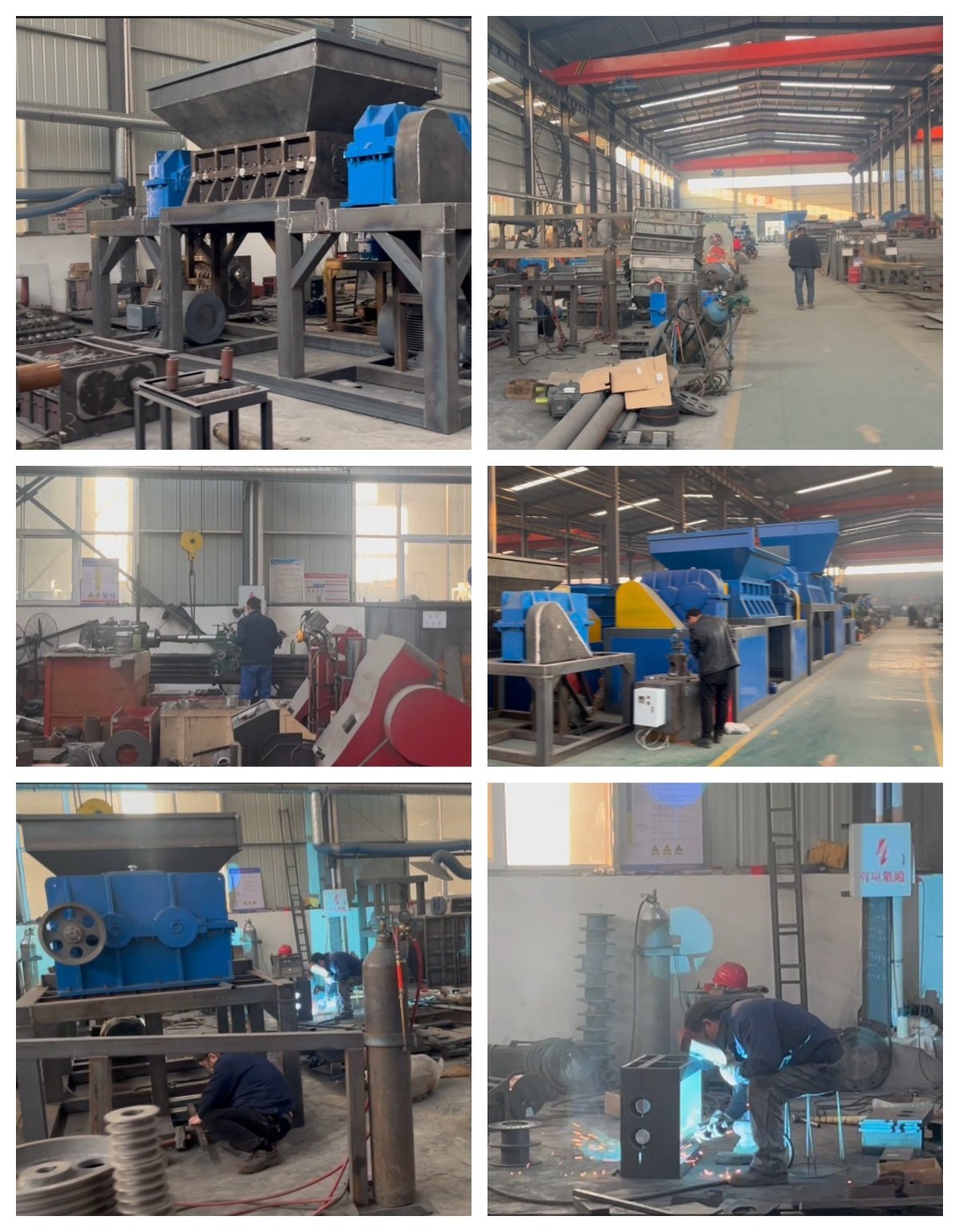 High Quality Rubber Crumb Tyre Shredder Machine Equipment Scrap Tire Recycle Shredding Crusher Machine