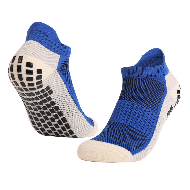 Wholesale New Custom Logo OEM Non Slip Thick Short Ankle Grip Soccer Football Socks