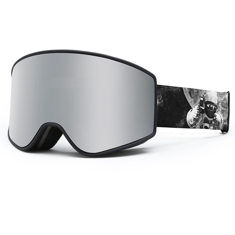 Wholesale OEM Anti-fog Fashion Magnetic Case Basic Covers Snow Goggle Glasses Lens Ski Goggle